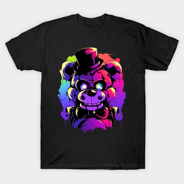 freddy fazbear T-Shirt by sample the dragon